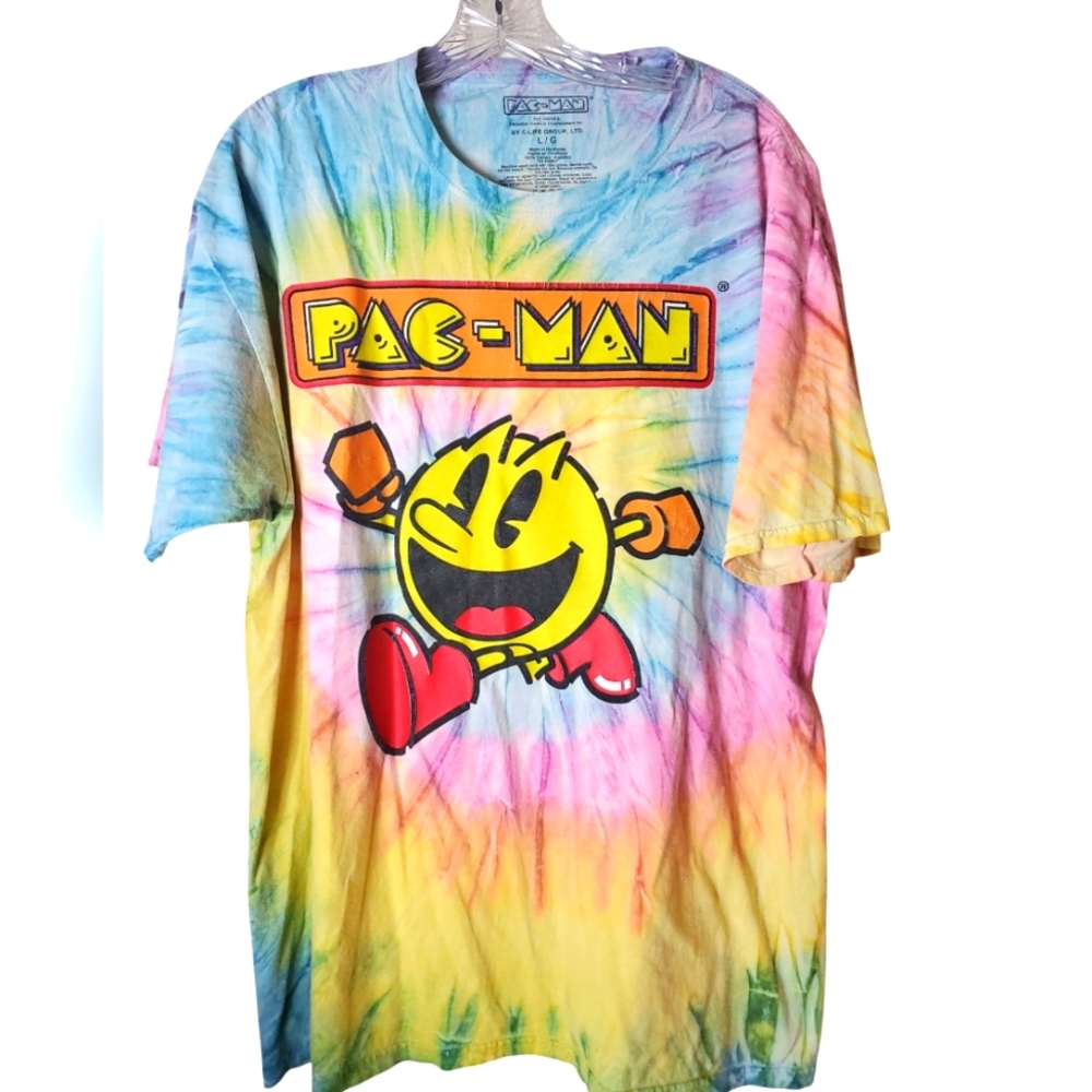 Tie Dye Pac Man Tee Shirt